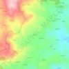 Mapa topográfico Bouzoa, altitude, relevo