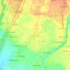 Mapa topográfico Sutojayan, altitude, relevo