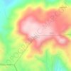 Mapa topográfico Loma Maylote, altitude, relevo
