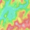 Mapa topográfico Naujac, altitude, relevo