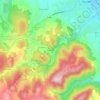 Mapa topográfico Entremont, altitude, relevo