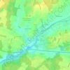 Mapa topográfico Le Murger, altitude, relevo