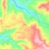 Mapa topográfico La Bella, altitude, relevo