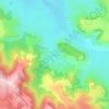 Mapa topográfico Le Méjanel, altitude, relevo