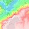 Mapa topográfico Ceja de Agustín, altitude, relevo