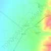 Mapa topográfico Cieneguillas, altitude, relevo