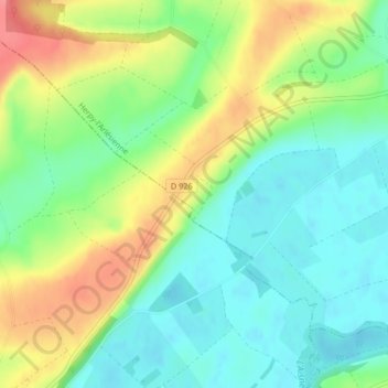 Mapa topográfico Beau Repaire, altitude, relevo