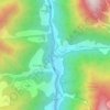 Mapa topográfico Mankial, altitude, relevo