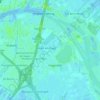 Mapa topográfico Hoef en Haag, altitude, relevo