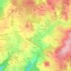 Mapa topográfico Le Bes, altitude, relevo