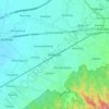 Mapa topográfico Wonoasri, altitude, relevo