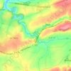 Mapa topográfico Le Val d'Airou, altitude, relevo