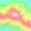 Mapa topográfico Black Rock Mountain, altitude, relevo