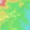 Mapa topográfico Bangope, altitude, relevo