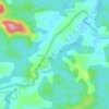 Mapa topográfico Ebap, altitude, relevo
