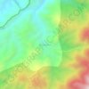 Mapa topográfico Río Blanco, altitude, relevo
