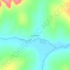 Mapa topográfico Arrojolândia, altitude, relevo