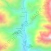 Mapa topográfico Phakding, altitude, relevo