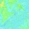 Mapa topográfico Anchais, altitude, relevo