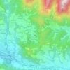 Mapa topográfico Bleggio, altitude, relevo