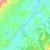 Mapa topográfico Eureka, altitude, relevo