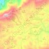 Mapa topográfico Guarajá, altitude, relevo