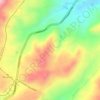 Mapa topográfico Puente Boyacá, altitude, relevo