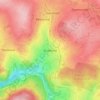 Mapa topográfico Ondenval, altitude, relevo