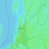 Mapa topográfico Las Tres Bocas, altitude, relevo