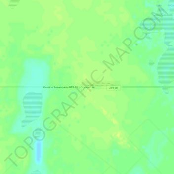Mapa topográfico Condarco, altitude, relevo