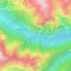 Mapa topográfico Boccorio, altitude, relevo