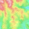 Mapa topográfico Les Mivières, altitude, relevo