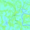 Mapa topográfico Baduria, altitude, relevo