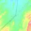Mapa topográfico Kalat, altitude, relevo