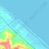 Mapa topográfico Cesano, altitude, relevo