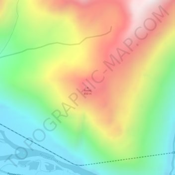 Mapa topográfico Roost, altitude, relevo