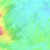 Mapa topográfico Souveraincourt, altitude, relevo