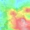 Mapa topográfico Banalec Ar Louet Huella, altitude, relevo