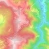 Mapa topográfico Rovereto, altitude, relevo