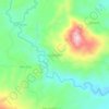 Mapa topográfico Concepcion, altitude, relevo