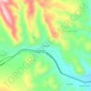 Mapa topográfico Azangaro, altitude, relevo