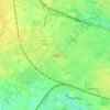 Mapa topográfico Ongar, altitude, relevo
