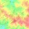 Mapa topográfico Verina, altitude, relevo