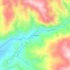 Mapa topográfico Bongkilaton, altitude, relevo