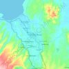 Mapa topográfico Sumbawa Besar, altitude, relevo