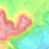 Mapa topográfico Cognelot, altitude, relevo