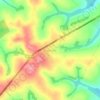 Mapa topográfico Ivailândia, altitude, relevo