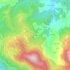 Mapa topográfico Saraillé, altitude, relevo
