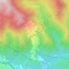 Mapa topográfico Culebrillas, altitude, relevo
