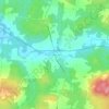 Mapa topográfico West Brome, altitude, relevo